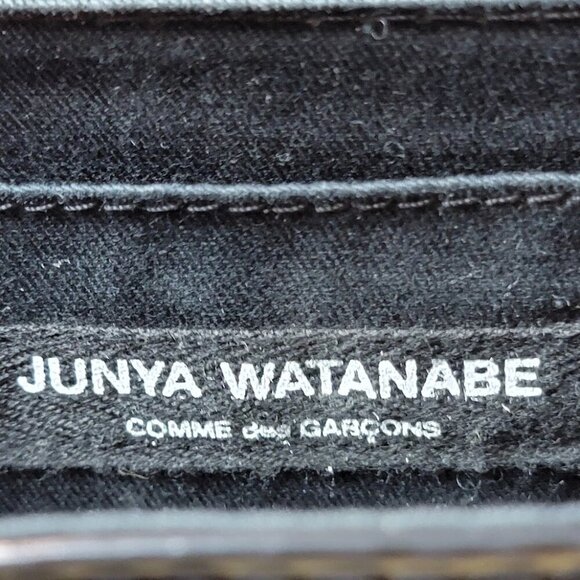 Junya Watanabe Black Leather Top Handle Crossbody Purse | Rare Avant-Garde Bag - Picture 2 of 7